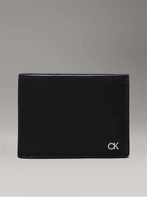 METAL CK TRIFOLD 10CC W/COIN CALVIN KLEIN | K50K512291/BEH